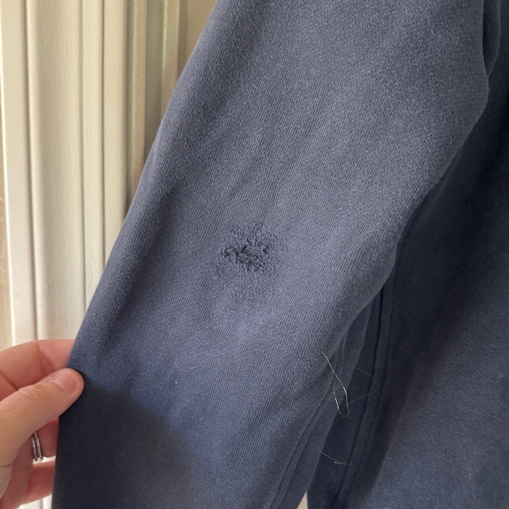 Lululemon Athletica Dark Blue Zip-Up Hoodie / J29 - Picture 7 of 8
